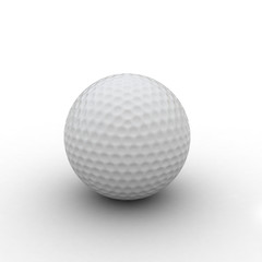 3d render of golf ball