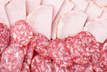 bacon and salami