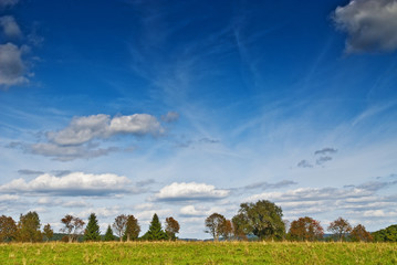 landscape with dramatic sky