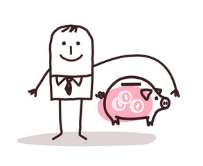 businessman and bank insurance