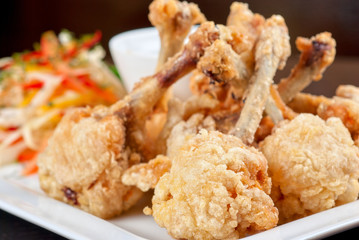 Fried chicken wings