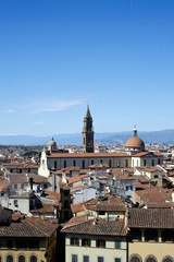 Fototapeta na wymiar Roofs of Firenze