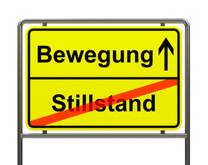 Bewegung-Stillstand