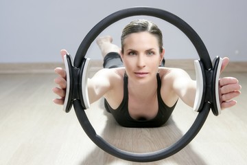 magic pilates ring woman aerobics sport gym