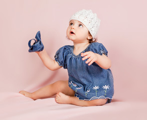 Portrait of a little girl