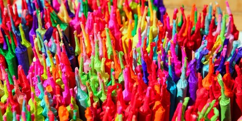 colorful firecrackers handmade traditional fireworks