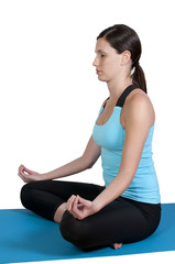 Fototapeta premium Woman Doing Yoga