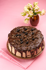 Homemade chocolate cake