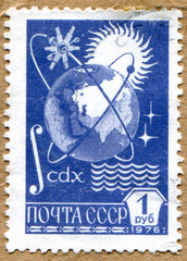 Naklejka premium postage stamp