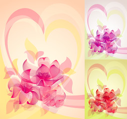 flower color set 10 EPS