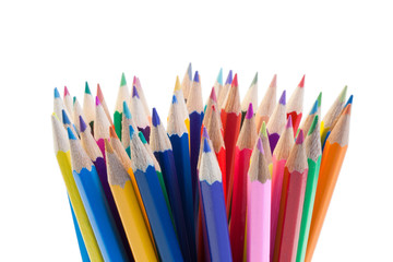 Color pencils gathering
