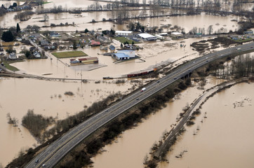 Fototapeta na wymiar Washington State Flood