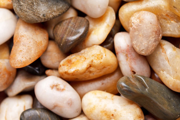 background with round pebble stones