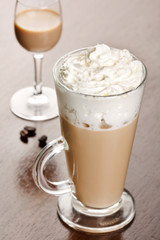 coffee with cream liqueur