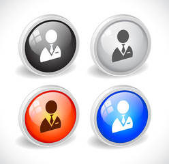 Color 3d buttons for web.