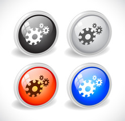 Color 3d buttons for web.