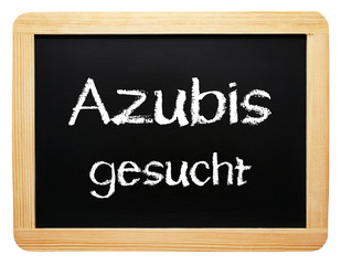 Obraz premium Azubis gesucht für Lehrstelle und Ausbildung