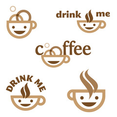 coffee drink me emblem