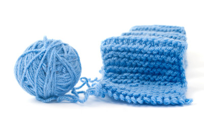 blue yarn