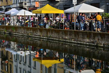 Naviglio Milano - Riflessi 03