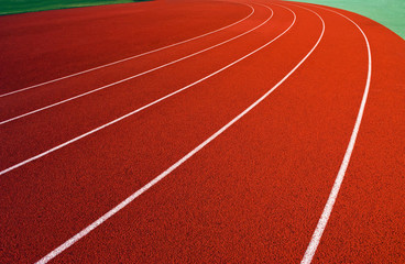 Fototapeta premium curve in track