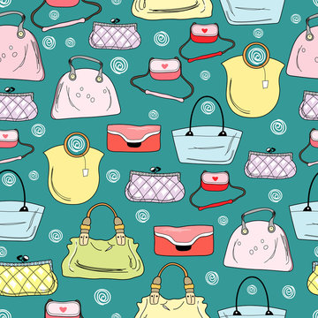 pattern of women's handbags