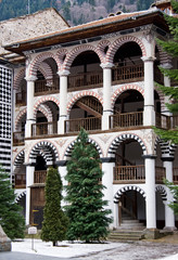 Obraz premium Rila Monastery in Bulgaria