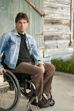 disabled man in wheelchair