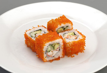 six appetizer california sushi