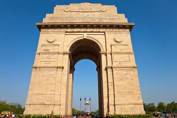 Zelfklevend Fotobehang India Gate in New Delhi © nstanev
