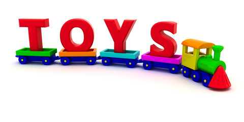 Train with toys