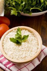Risotto al prezzemolo - Preparazione