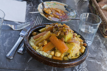 Arabisches Cus-Cus in Marokko