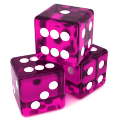 Magenta Dice