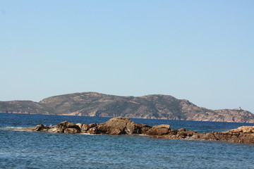Montagnes dans l'eau