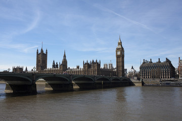 Fototapeta na wymiar Big Ben und Palace of Westminster
