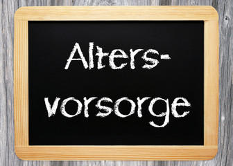 Altersvorsorge oder Altersversorgung