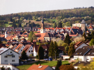 Fototapeta na wymiar Powiat Miasto Bretten