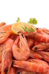 Cooked shrimp