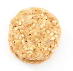 Golden oatmeal cookies