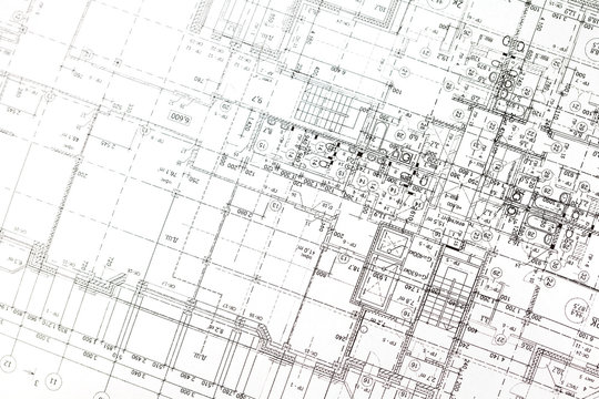 background of architectural drawing
