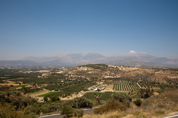 mountains and plantation