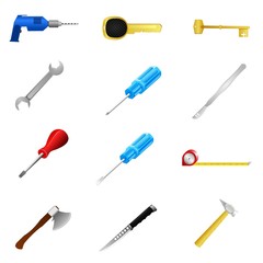 collection of vector images of construction tools