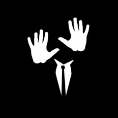 Logo Walking in the dark # Vector