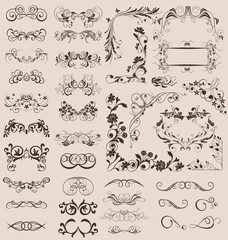 Set of design elements