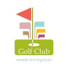 Logo Abstract Golf Club # Vector