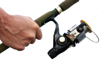 Spinning in his hand