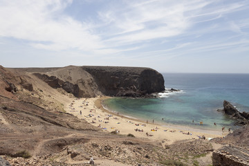 Fototapeta na wymiar Papagayo Beach auf Lanzarote
