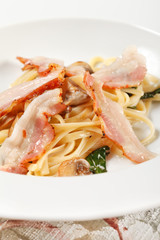 pasta with bacon