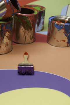 paint and brush